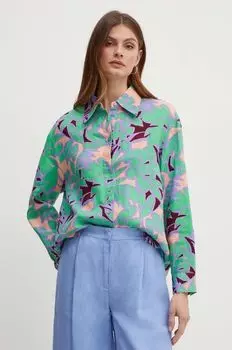 Льняная рубашка Max&Co., мультиколор