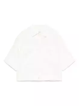 Льняная рубашка MAX MARA, белый
