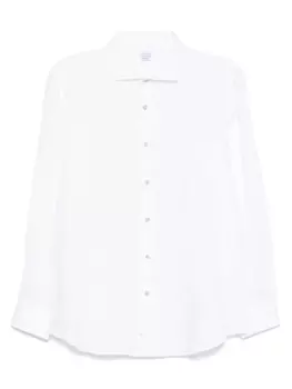 Льняная рубашка Mazzarelli, белый