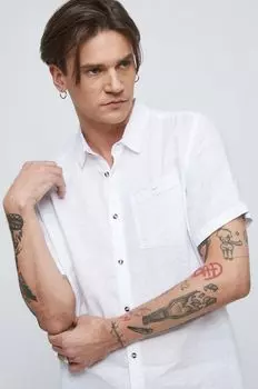 Льняная рубашка Medicine, белый