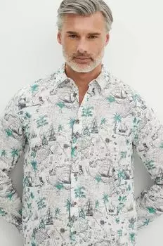 Льняная рубашка Medicine, белый