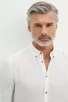 Льняная рубашка Medicine, белый