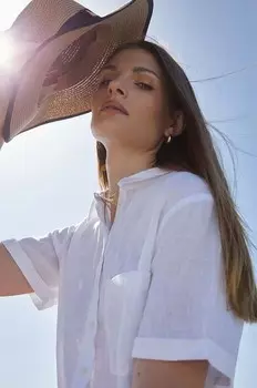 Льняная рубашка Medicine, белый