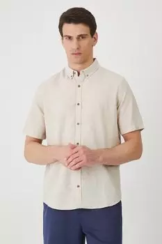 Льняная рубашка Medicine, бежевый