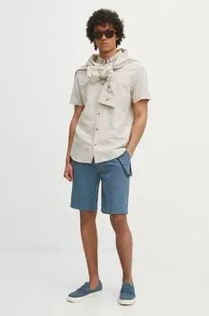 Льняная рубашка Medicine, бежевый