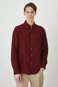 Льняная рубашка Medicine, бордовый