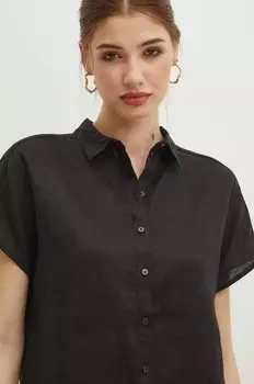 Льняная рубашка Medicine, черный