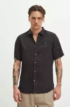Льняная рубашка Medicine, черный