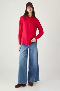 Льняная рубашка Medicine, красный