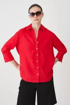 Льняная рубашка Medicine, красный