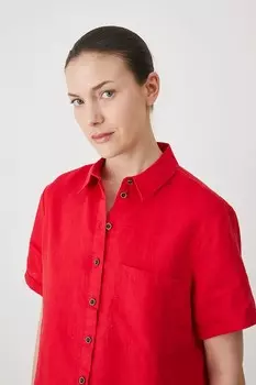 Льняная рубашка Medicine, красный