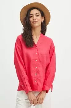 Льняная рубашка Medicine, оранжевый