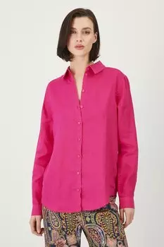 Льняная рубашка Medicine, розовый