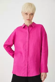 Льняная рубашка Medicine, розовый