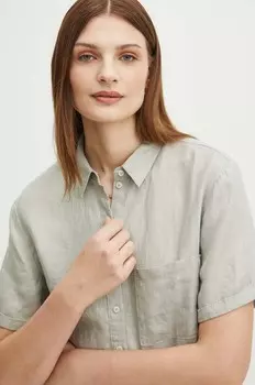 Льняная рубашка Medicine, серый
