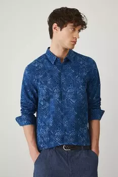 Льняная рубашка Medicine, синий