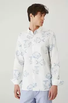 Льняная рубашка Medicine, синий