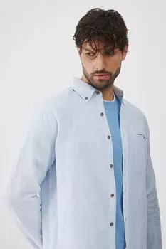 Льняная рубашка Medicine, синий