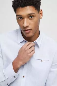 Льняная рубашка Medicine, синий