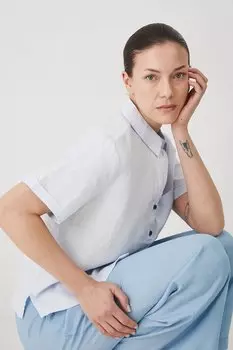 Льняная рубашка Medicine, синий