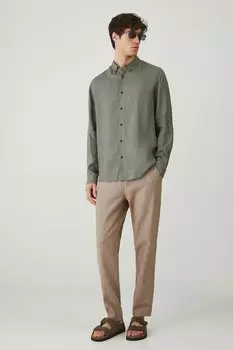 Льняная рубашка Medicine, зеленый