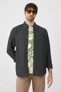 Льняная рубашка Medicine, зеленый