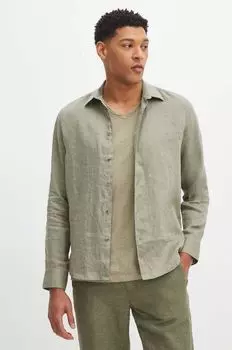 Льняная рубашка Medicine, зеленый
