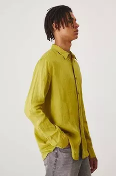 Льняная рубашка Medicine, зеленый