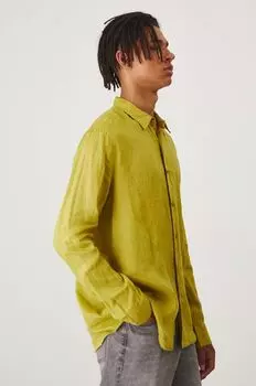 Льняная рубашка Medicine, зеленый