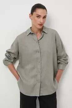 Льняная рубашка Medicine, зеленый