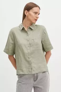 Льняная рубашка Medicine, зеленый