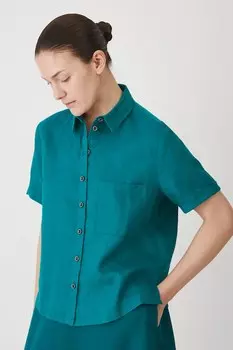 Льняная рубашка Medicine, зеленый