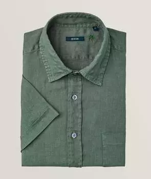 Льняная рубашка Miami в цвете Northern Green Benson