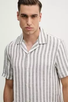 Льняная рубашка Michael Kors, белый