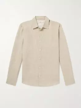 Льняная рубашка MR P., бежевый
