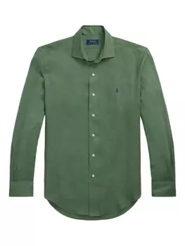 Льняная рубашка на пуговицах Polo Ralph Lauren, зеленый