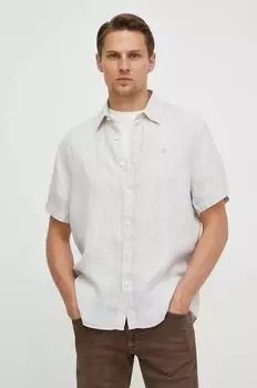 Льняная рубашка North Sails, бежевый