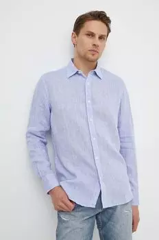 Льняная рубашка North Sails, синий