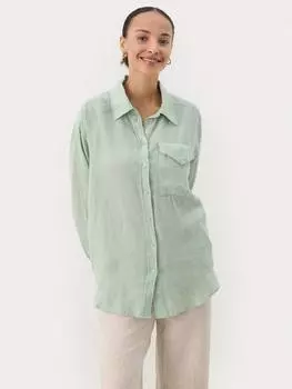 Льняная рубашка nuvin Part Two, цвет Cameo Green