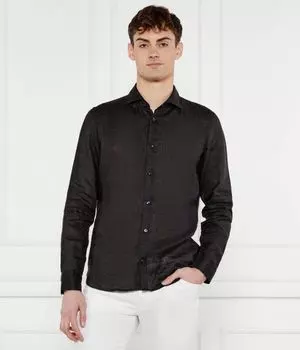 Льняная рубашка pai-w Slim fit Joop!, черный