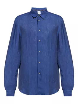Льняная рубашка Paul Smith, синий
