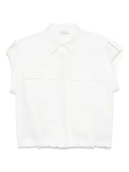 Льняная рубашка Peserico, белый