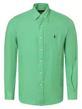 Льняная рубашка по индивидуальному заказу Polo Ralph Lauren, зеленый