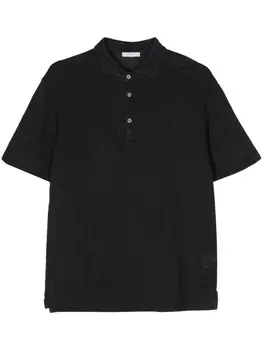 Льняная рубашка поло Boglioli, синий