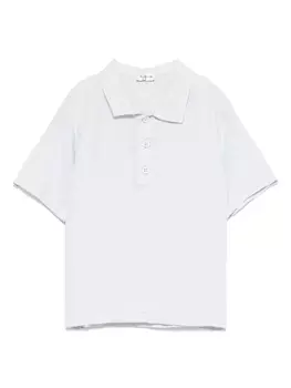 Льняная рубашка поло Il Gufo, синий