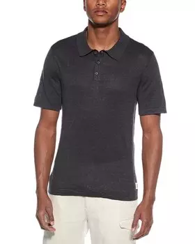 Льняная рубашка-поло Onia, серый