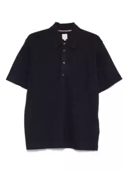 Льняная рубашка-поло Paul Smith, синий