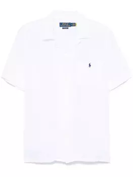 Льняная рубашка Polo Ralph Lauren, белый