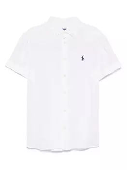 Льняная рубашка Polo Ralph Lauren, белый