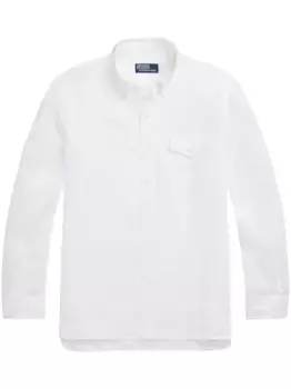 Льняная рубашка POLO RALPH LAUREN, белый